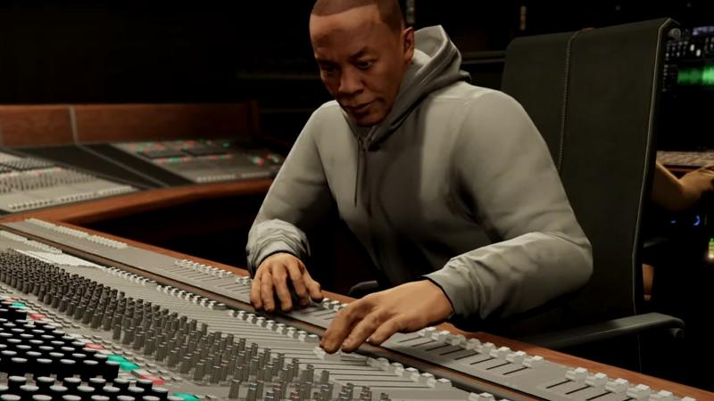 Dr. Dre in einer GTA Online-Cutscene