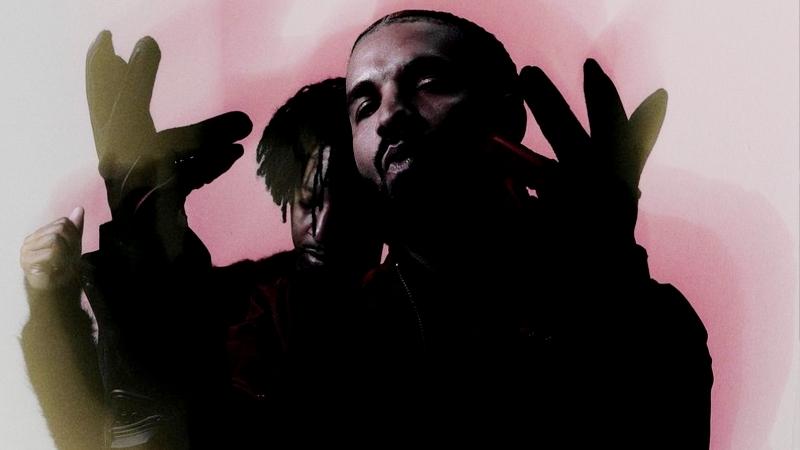Drake und 21 Savage performen auf einer Bühne
