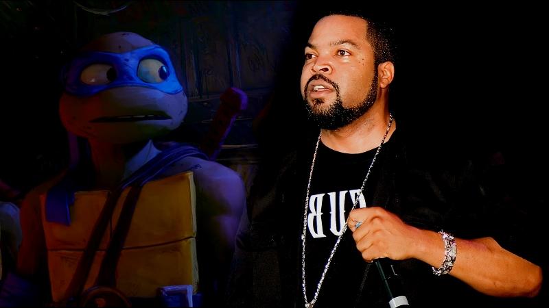 Ninja Turtle und Ice Cube in einem Bild.