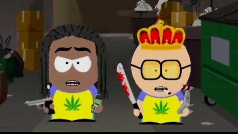 King Keil & Xzibit als South Park-Figuren