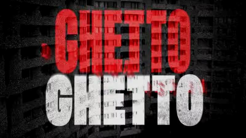 Ghetto Ghetto-Schriftzug
