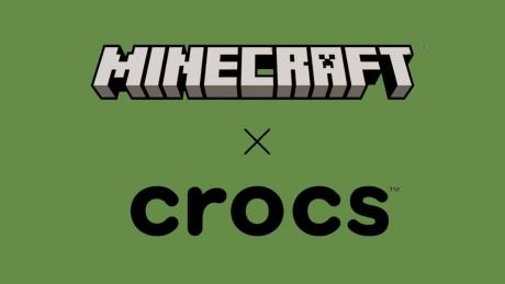 Minecraft- und Crocs-Logo