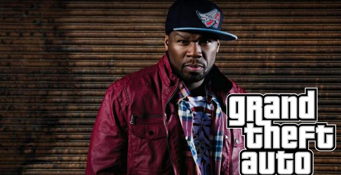 50 Cent und GTA-Logo
