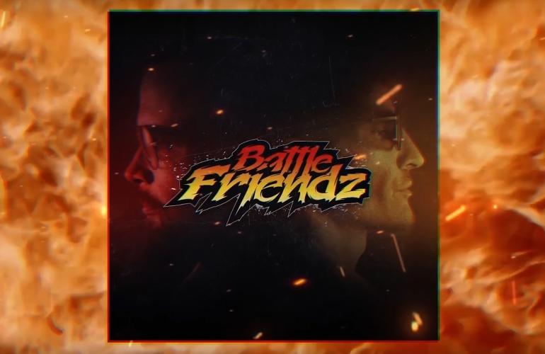 Kollegah & asche auf dem Cover der "Battlefriendz"-EP